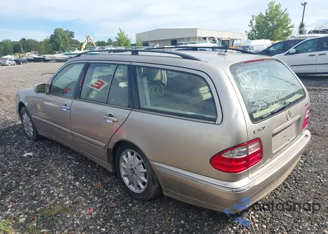 2002 Mercedes-Benz E 320 4M из США, поврежденный, VIN WDBJH82J22X070786